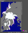 Arctic Sea Ice Extent February 2008 - Climate at SwenglishRantings.com