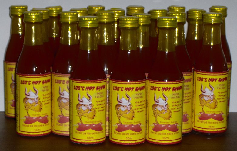 Big batch of hot sauce